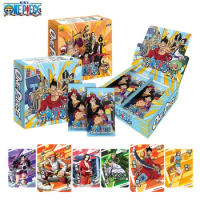 One Piece Collection Cards Rare Booster Box Pack Anime Luffy Zoro Nami Chopper TCG Child Birthday Gift Toy