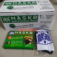masker MASKR filter karbon aktif multy short type original