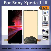 6.5" LCD For SONY Xperia 1 III XQ-BC52, XQ-BC01, XQ-BC11, XQ-BC21, XQ-BC72 Touch Screen Digitizer OLED monitor frame