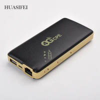 HUASIFEI Portable Hotspot 3G 4G Modem LTE Router WiFi With Sim Card Slot For10000Mah Battery Router With Sim Card 4g