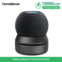 10000mAh Battery Base For Homepod Mini 24H Standby Apple Smart Speaker Charger Dock Holder Power Bank Mount Stand