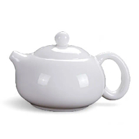 【美味好伙伴】羊脂玉瓷西施壺 220ml(高白瓷 茶具 茶壺 泡茶壺)