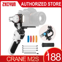 Zhiyun CRANE M2S Handheld 3-Axis Stabilizer Fast Charging Gimbal Stabilizer for Mirrorless Camera/Gopro/Action Camera/Smartphone
