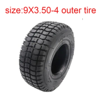 Electric Scooter 9 Inch 9x3.50-4 Pneumatic Tire 9x3.5-4 Tyre for Electric Tricycle Elderly Ecooter Go Kart Mobility Scooter tire