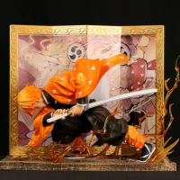 In Stock 24cm Anime Demon Slayer Figure Tnt Hekireki Issen Agatsuma Zenitsu Action Figure Pvc Figurine Collection Model Toys