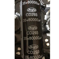 CD293 35V80000UF 35*85 2pins capacitor 80000uf 35V