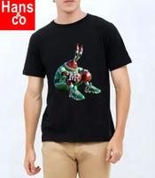 Kaos Pria Premium Motif 3Dimensi Mr Crab Diamond Animasi Tshirt Oblong Laki Hc0260 By hans & co abu 