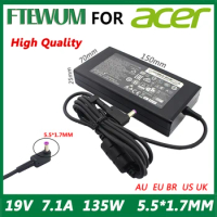 FYEWUM Acer 135W 6.7A 5.5*1.7MM Laptop Adapter Charger For Acer Aspire 7 Cable Notebook Computer Accessories Power Supply