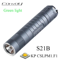 Convoy Flashlight S21B with KP CSLPM1.F1 Green Light Torch Linterna Led Lanterna 21700 Latarka Work Light Hunting Camping Lamp