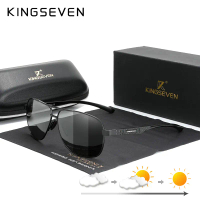 KINGSEVEN Polarized Aluminum Men UV400 HD Lens Pilot Eye Protection Photochromic Glasses Women Night