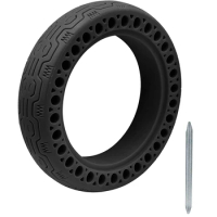 Electric Scooter Tires Honeycomb Replacement Tires for Xiaomi M365/Gotrax GXL V2, 8.5 Inches Solid Tire,Black