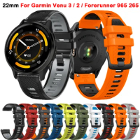 Watchband for Garmin Venu 3 2 Vivoactive 4 Strap Watch band Official Style Bracelet Forerunner 265 965 745 255 Music Wristband