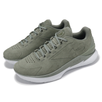 Under Armour 籃球鞋 Curry 1 Low Flotro Lux 男鞋 綠 白 Earth 李小龍 麂皮 運動鞋 3027603300