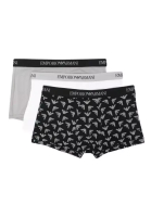 阿瑪尼 - EMPORIO ARMANI 阿瑪尼 EA 男士鷹標3件裝舒適四角平角內褲 111625 4R722 18111 M 1pc