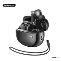 REMAX TWS-02 真無線入耳式耳機 黑色 (V000) 
