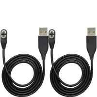 2pack Replacement Charging Cable Flexible USB Cable with Magnetic Charger Connector Compatible with AfterShokz Aeropex/OpenComm