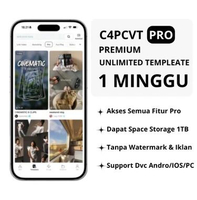 CAPCUT Paket Hemat cp 1minggu 9000+ Template Video Editing Pro Premium Estetik Praktis