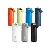 【Stanley】官方直營 輕重力系列 IceFlow Aerolight 摺疊吸管杯 0.47L