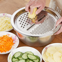 切菜器切片擦絲器套裝家用神器廚房不銹鋼多功能刨絲馬鈴薯絲切芹菜