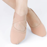 Women Stretch Ballet Shoes Ballet Slippers Professional Elastic Ballet Shoes Adult Women Yoga Gym Gymnastics Danceing Shoes