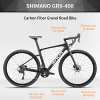 SAVA Carbon Fiber Gravel Road Bike GRX 400 20 speed Carbon Fiber Road Bike Race Bike 700C