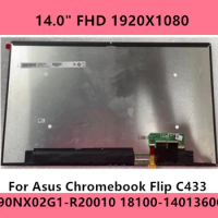 14'' FHD LCD LED Touch Screen Digitizer Assembly For ASUS Chromebook Flip C433 C433TA