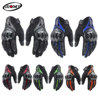 Factory Price SUOMY SU-10 Cheap Summer Half/Full Finger Motocross Breathable Racing Cycling Rider Protector Motorcycle Gloves