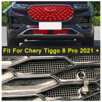 Lapetus Car Front Head Grill Anti-insect Net Insert Mesh Protector Fit For Chery Tiggo 8 Pro 2021 2022 Modification Accessories