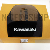 กระบังลม บังลม บังไมล์ แท้ศูนย์ KR ตัวอักษร KAWASAKI สีเงิน แท้ศูนย์ 100% KR150-E1 ของแท้ศูนย์ KAWA