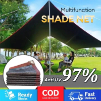 Anti-UV Sun Shade Net Outdoor Awnings Sun Shelter Sunscreen Garden Net Shade Sail Sun Car Cover Outd