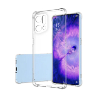 OPPO Find X5 Pro 6.7吋 透明加厚四角防摔氣囊手機殼(FindX5Pro保護殼 FindX5Pro空壓殼)