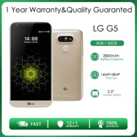 LG G5 H850 Refurbished Unlocked 32GB 4GB RAM 4G LTE Quad-core Rear Camera 16MP 5.3" Phone