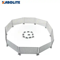 KABOLITE HUINA Metal Construction Site Barrier Part For 1/14 Hydraulic K970 RC Excavator Model