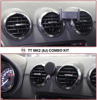 加拿大Clearmounts 奧迪audi TT MK2 2007-2014 旋轉磁性支架+夾架 手機支架 強強滾