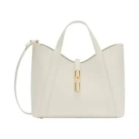 Furla Goccia S Hobo Bag Panna White