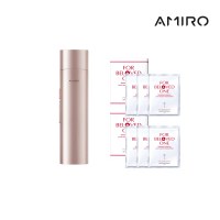 【AMIRO】x 寵愛之名 時光機美容儀 R1 PRO -粉 + 亮白淨化光之鑰面膜 3片/盒-2盒組(美容儀 導入儀 拉提)