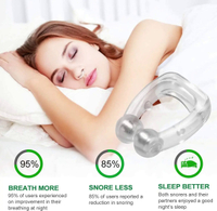 1 Piece Anti Snoring Ring Stopper Sleeping Breath Aid Acupressure