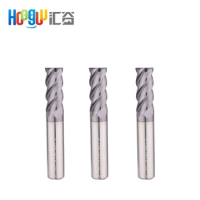 End Mill HRC55 4Flutes Special Flat End Milling Cutter For Stainless Steel CNC Lathe Milling Cutter With 75mm 100mm End Mill