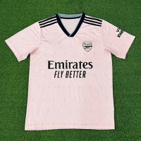 Arsenal ชุดฟุตบอล, ของแท้, นำเข้า, รุ่นใหม่, 22-23 ฤดูกาล, สีชมพู, เวอร์ชั่นภาษาไทยของชุดฟุตบอลเก่า,
