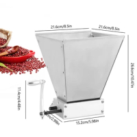 Wet Dry Grain Wheat Malt Crusher Homebrewer Flour Feed Mill Cereal Grinder