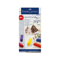 Faber-Castell 輝柏 創意工坊24色軟性粉彩條(短型)