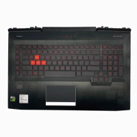 95%NEW Original Laptop Case For HP OMEN 17-AN 17T-AN Laptop Palmrest Upper Case C Cover With Keyboard Backlight Black