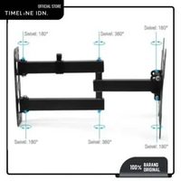 Bracket TV LED LCD 32-43 inch braket breket Tarik Ulur Putar 14-43 Inch 19 - 43 inch