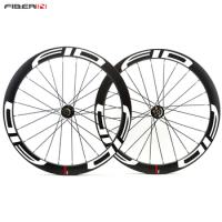 Carbon Wheelset for Road Cyclocross Bike, Carbon Disc Brake Hubs Wheels, 700C, 50mm Clincher