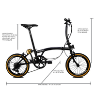 🇸🇬 Ethereal Trifold M7 Japan Shimano 7 Speed Foldable Bicycle Bike Foldie