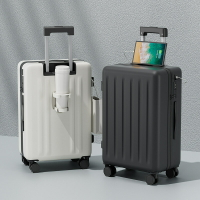 小米同款多功能行李箱學生女拉桿箱靜音耐用耐磨密碼箱28寸男旅行【Snowbelle優選】