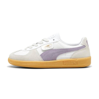 Puma Palermo Lth 男鞋 女鞋 灰白紫色 運動 麂皮 復古 膠底 情侶鞋 德訓鞋 休閒鞋 39646415