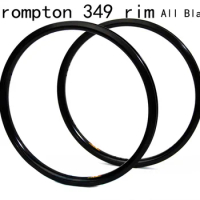 16 inch 349 bicycle black rim for bike 14 16 20 21 28 holes for Brompton