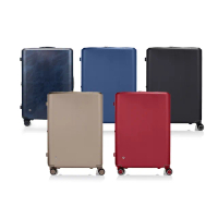 【Samsonite 新秀麗】28吋EVOA Z 可擴充拉絲光澤防刮防盜拉鍊輕量PC避震輪行李箱(多色可選)