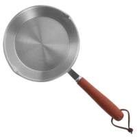Stainless Steel Mini Pot Frying Pan Skillet Cooking Wok Small for Eggs Induction